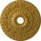 Ekena Millwork Vaduz Ceiling Medallion (Fits Canopies up to 3 1/2"), 23 1/2"OD x 3 1/2"ID x 2 1/8"P, Pharaohs Gold CM23VAPGS - alternate 1